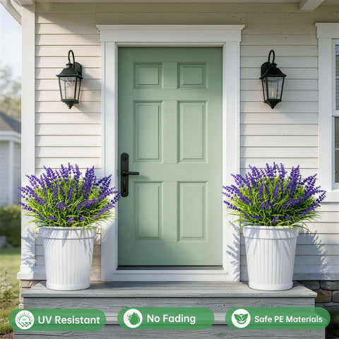Gipsot UV resistant lavender endures sun for exterior decor
