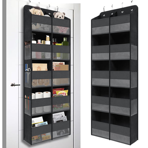 Giraffe Creation pocket-views over-door organizer for quick item identification