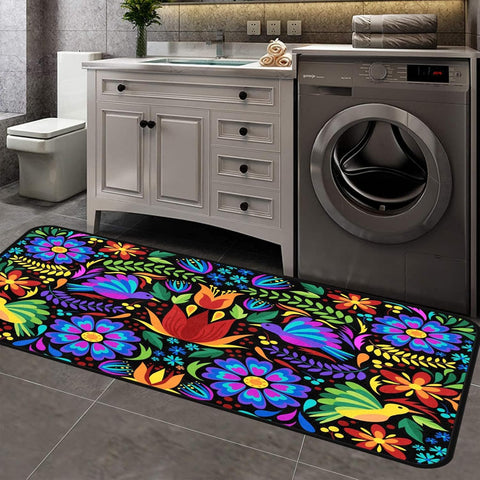 GISPOG Doormat with water absorption helps keep floors dry after rain.