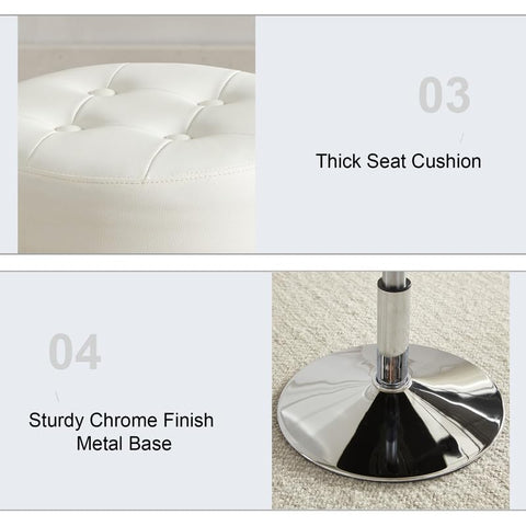 Gitrah 13-inch seat offers ample space for relaxing during prep.