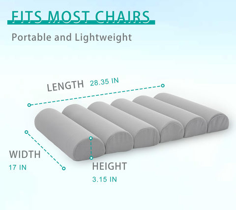GIVANLEE premium foam core provides soft, resilient back support