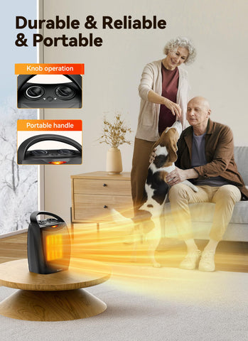 GiveBest quiet operation photo suggests near silent warmth for bedrooms