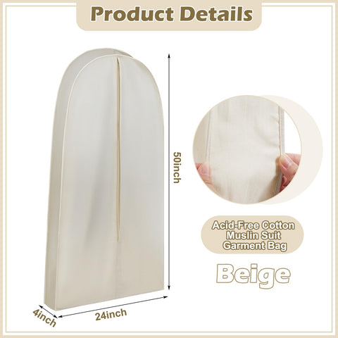 GliCraft 50-inch bag with 4-inch gusset for bulky coats