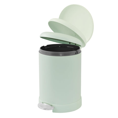 Glad compact round trash can with removable inner bucket for easy emptying.