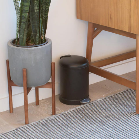 Glad compact design fits desks, bathrooms, and tight corners.