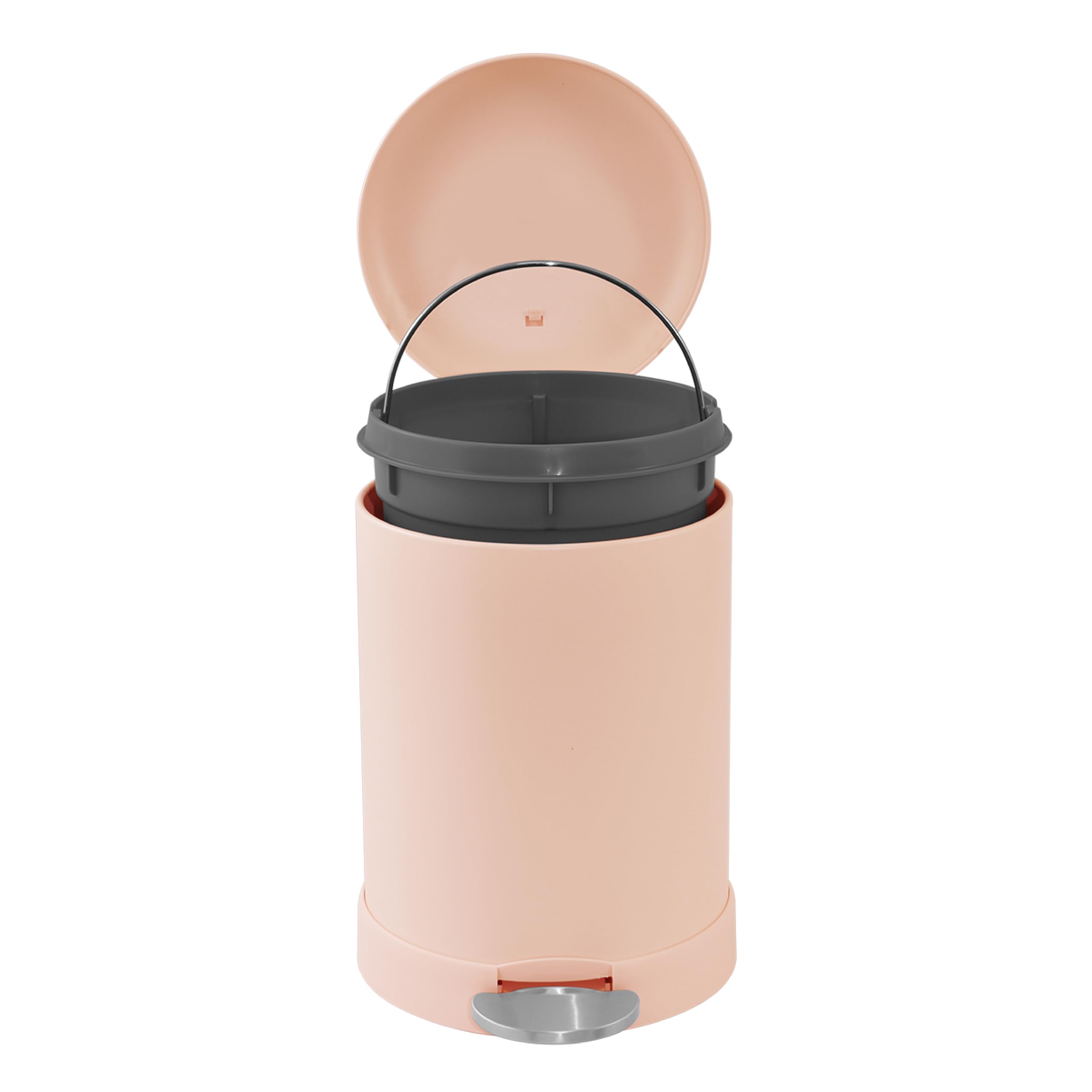 Glad can features a soft-close lid for quiet, controlled operation.
