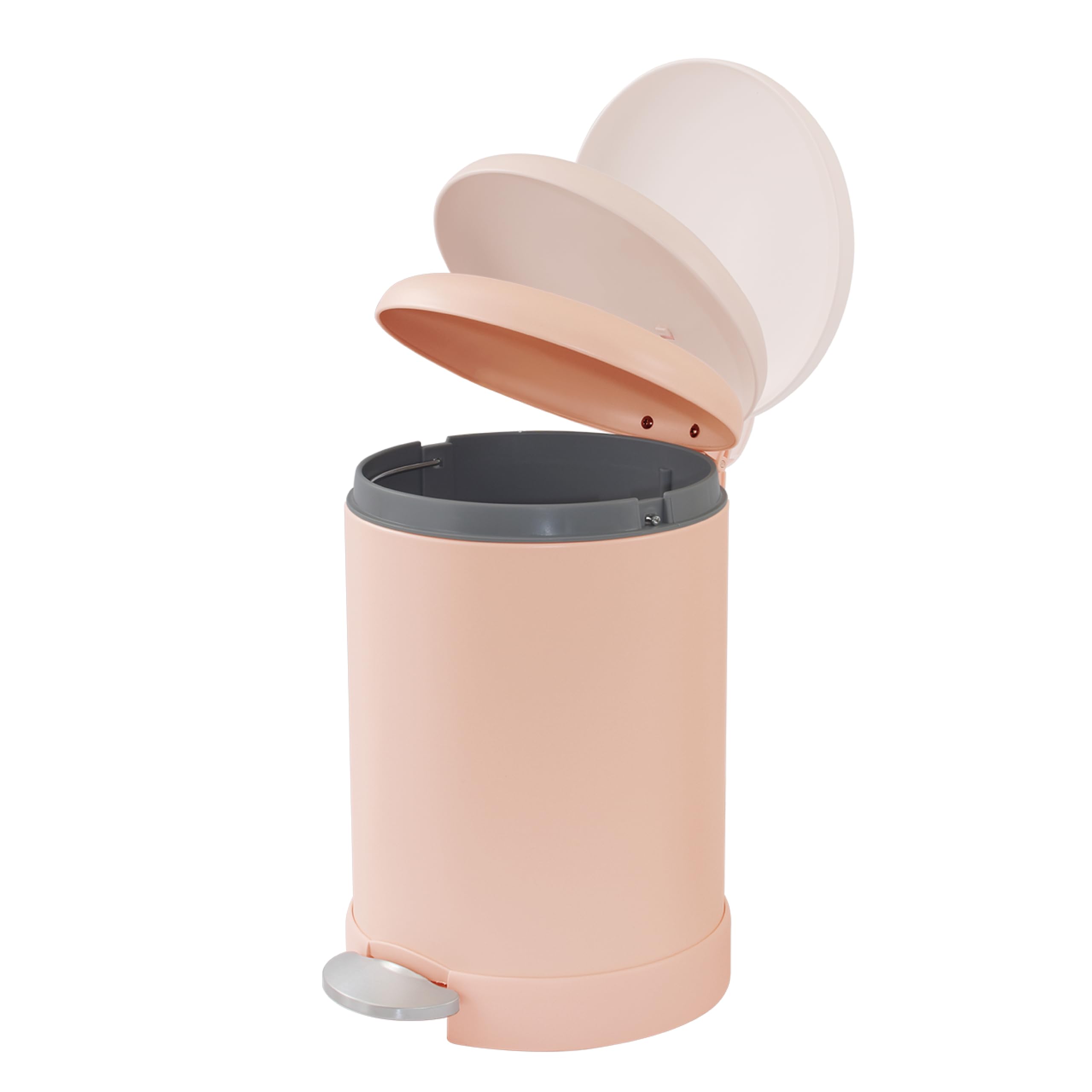Stay-open lid function on the Glad can for easy waste removal.