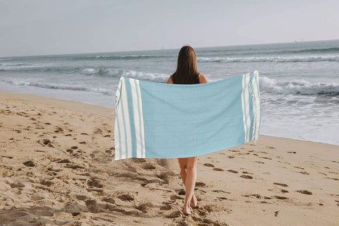 GLAMBURG towel used for yoga or pareo with style.