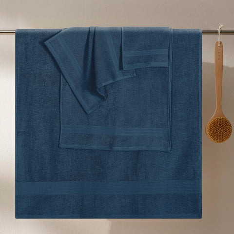 GLAMBURG washcloths mineral blue deliver gentle cleansing and softness.