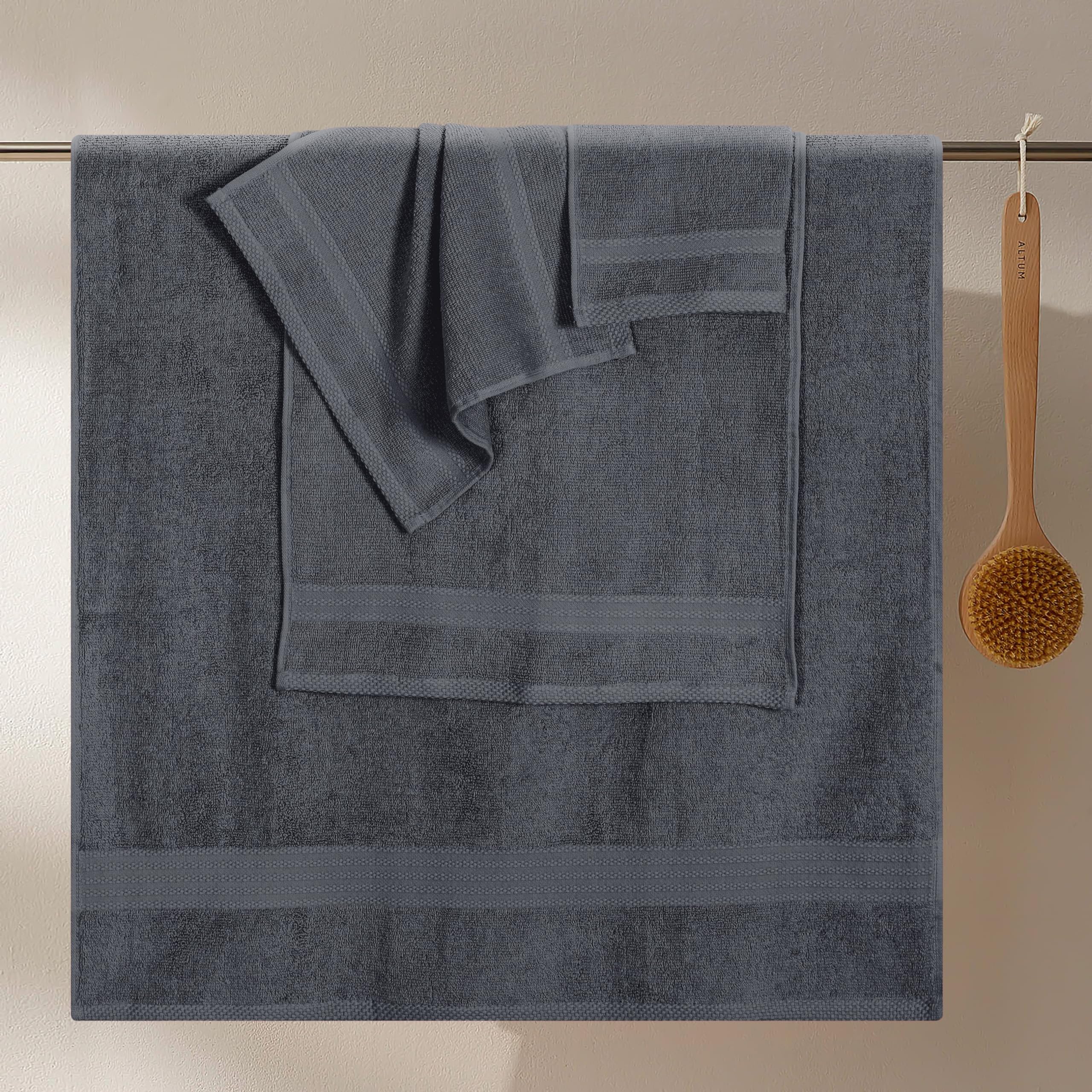 GLAMBURG Ultra Soft washcloths 13x13 are gentle for skincare routines.