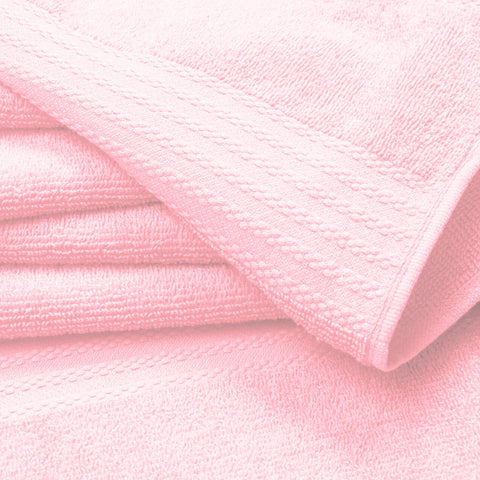 GLAMBURG hand towels 16x28 in pink for daily quick-drying use.