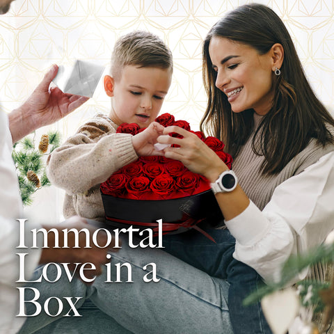 Glamour Boutique 7-rose box as a compact gift