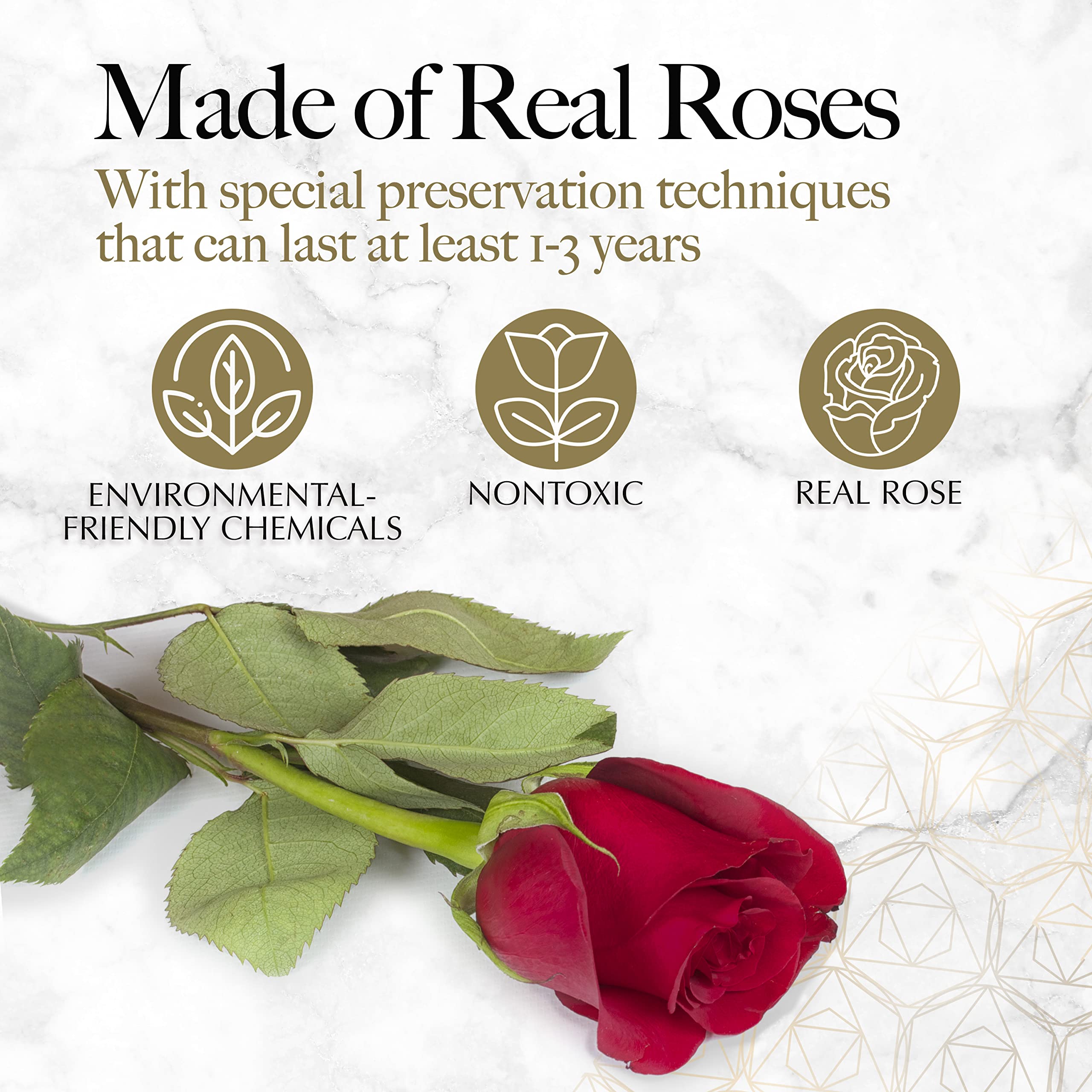 Glamour Boutique teal preserved roses for modern style