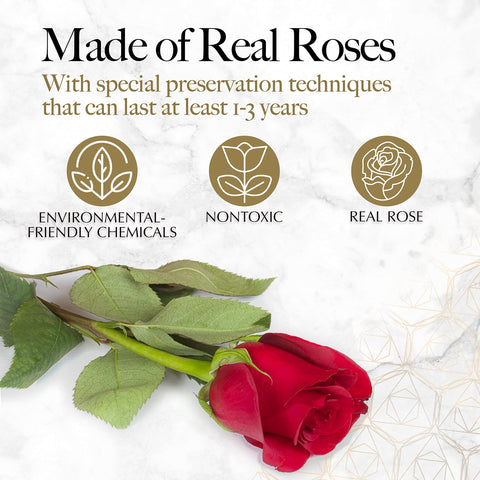 Glamour Boutique teal preserved roses for modern style
