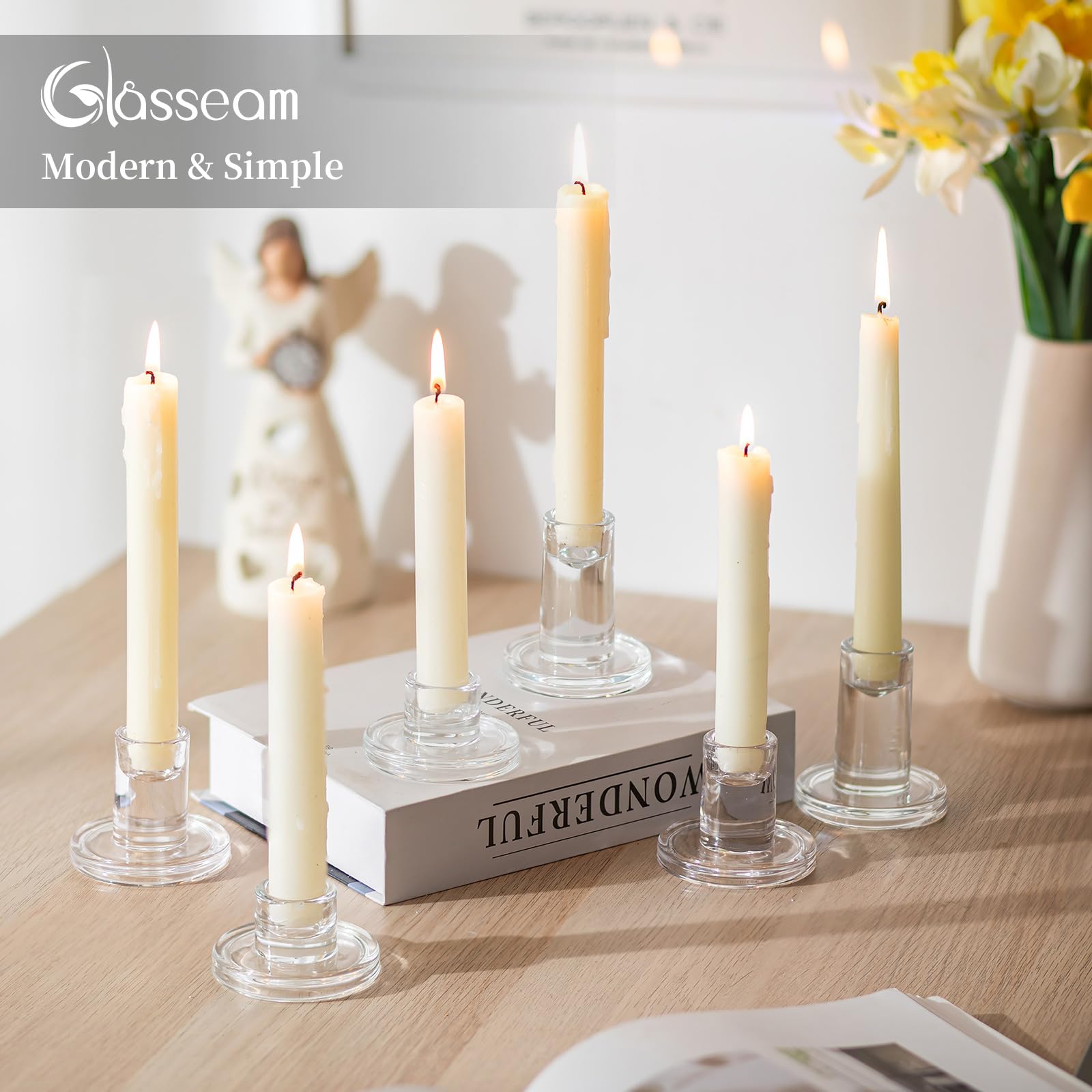 Glasseam enhances candlelight ambiance while staying versatile for any vibe.
