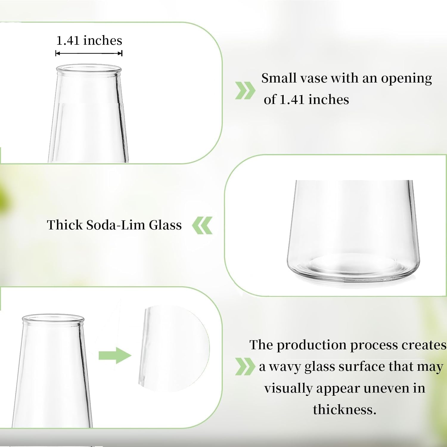 Glasseam packaged glass vase set arrives neatly and gift-ready for delivery.