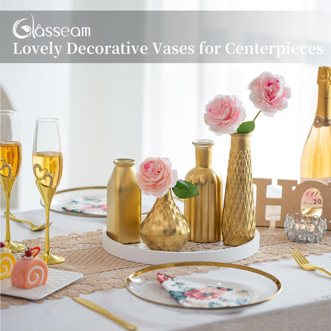 Glasseam Pampas Grass Vase enhances modern decor displays.