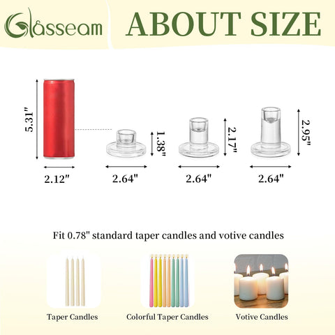 Glasseam ideal for weddings and everyday decor with a refined glow.