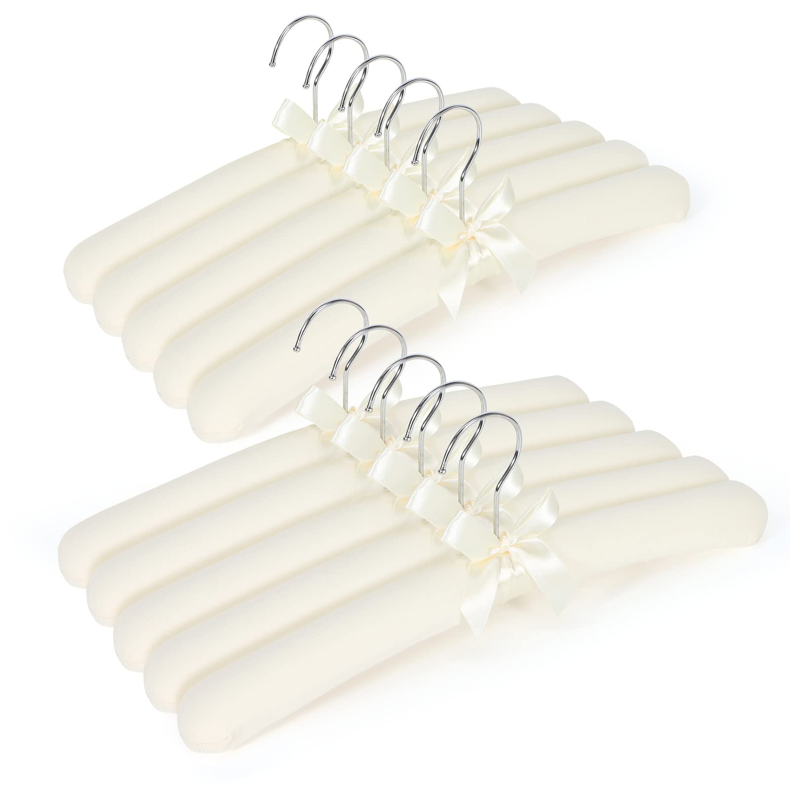 GLCON padded hangers front view shows a premium silhouette that protects shoulders.