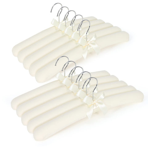 GLCON padded hangers front view shows a premium silhouette that protects shoulders.