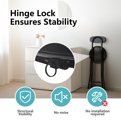 GLCS GLAUCUS 24-inch cushioned seat provides comfortable support for quick tasks