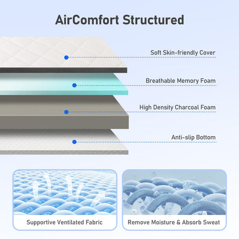 Glendan machine-washable cover for easy cleaning and freshness
