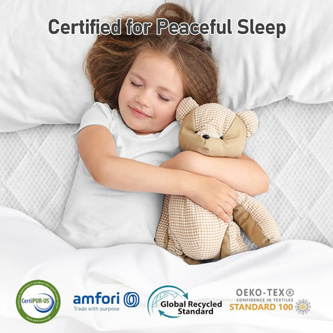 Queen-size topper expands to full size within 48–72 hours.