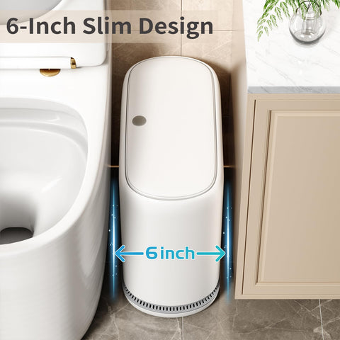 Gleynest compact 6-inch width showcases space-saving design.