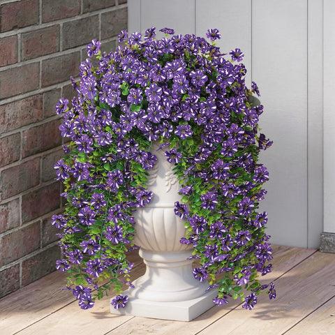 GLIDLION eucalyptus leaves close-up, premium plastic for year-round weather-resistant greenery.