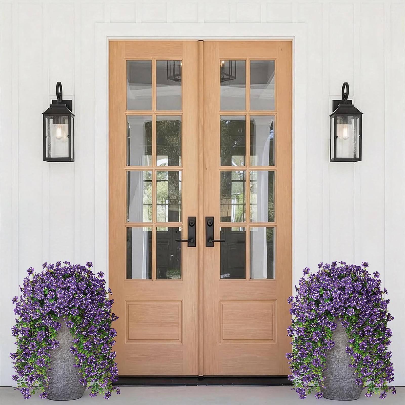 GLIDLION farmhouse porch decor kit with 8 bundles for year-round charm.