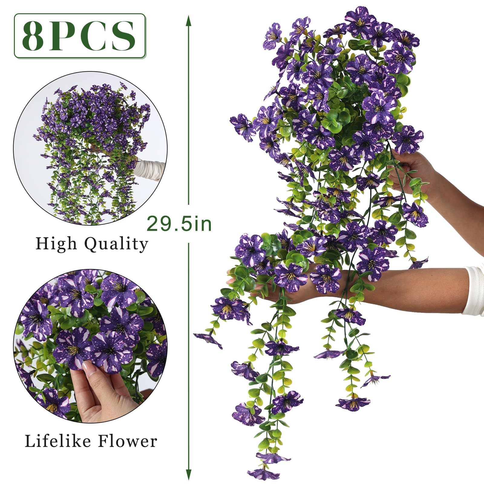GLIDLION porch decor idea with adjustable stems for flexible outdoor arrangements.