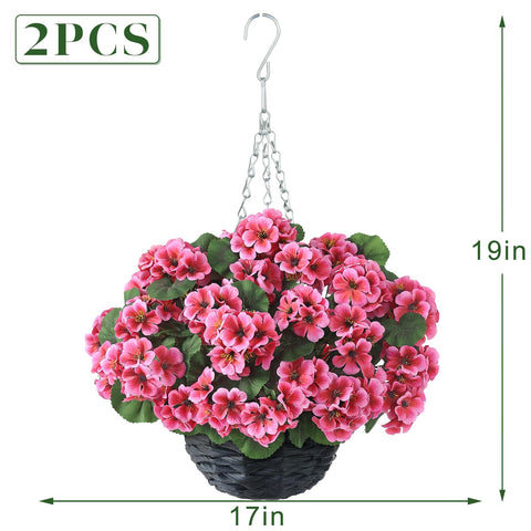 GLIDLION geranium outdoor decor ideal for patios balconies and terraces