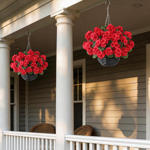 GLIDLION geranium shipping tip—carefully packed to protect blooms in transit.