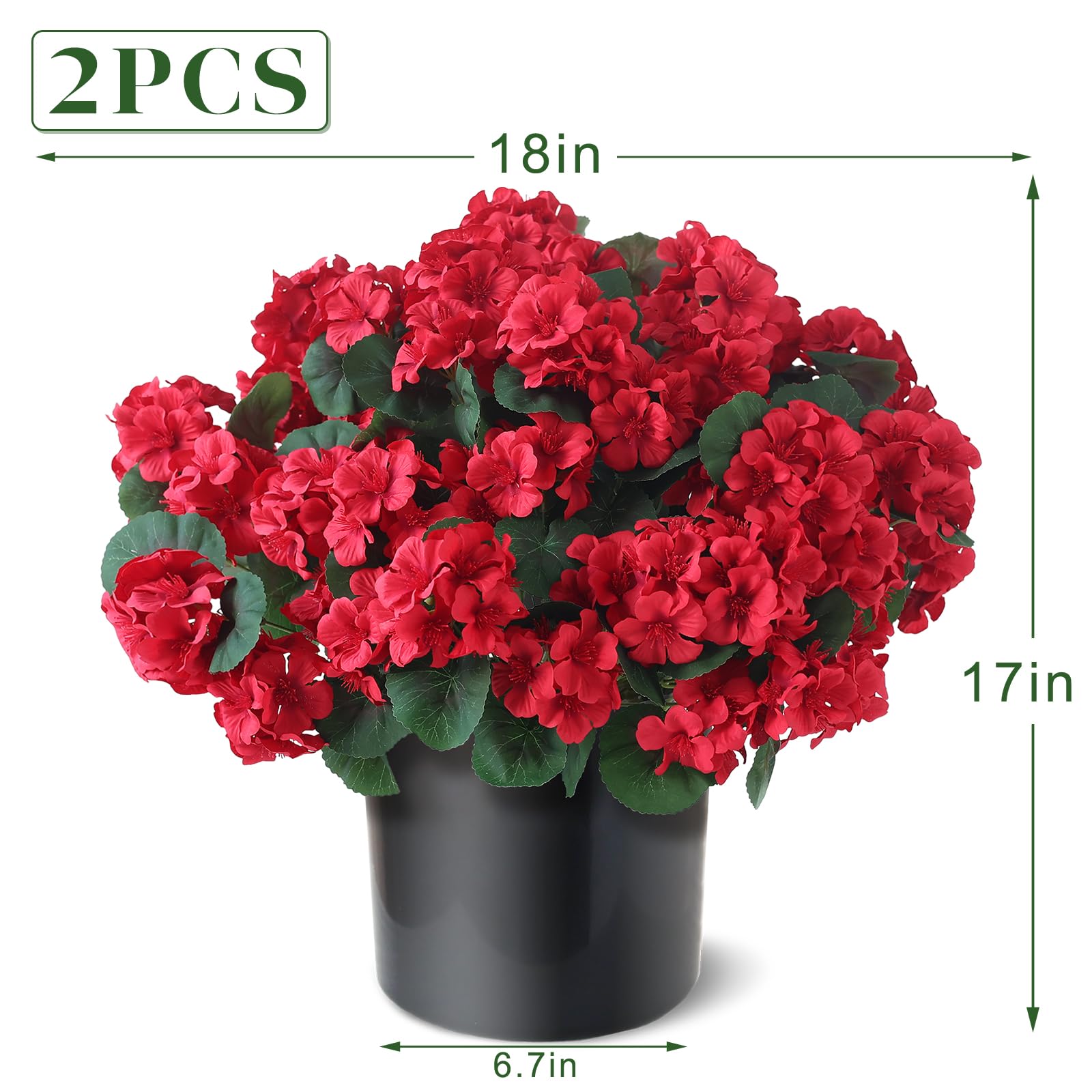 GLIDLION geranium topiary planter base stabilizes in wind and rain