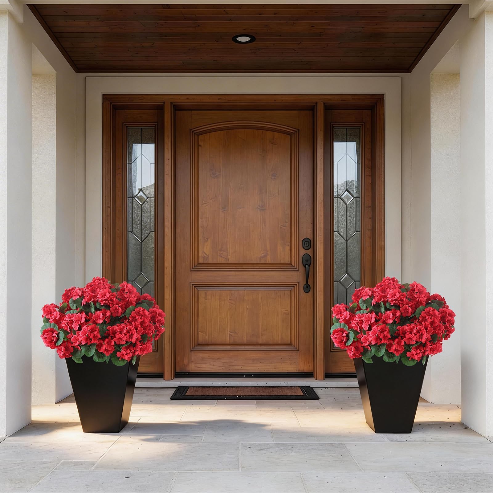 GLIDLION geranium topiary wind-stable design for outdoor use