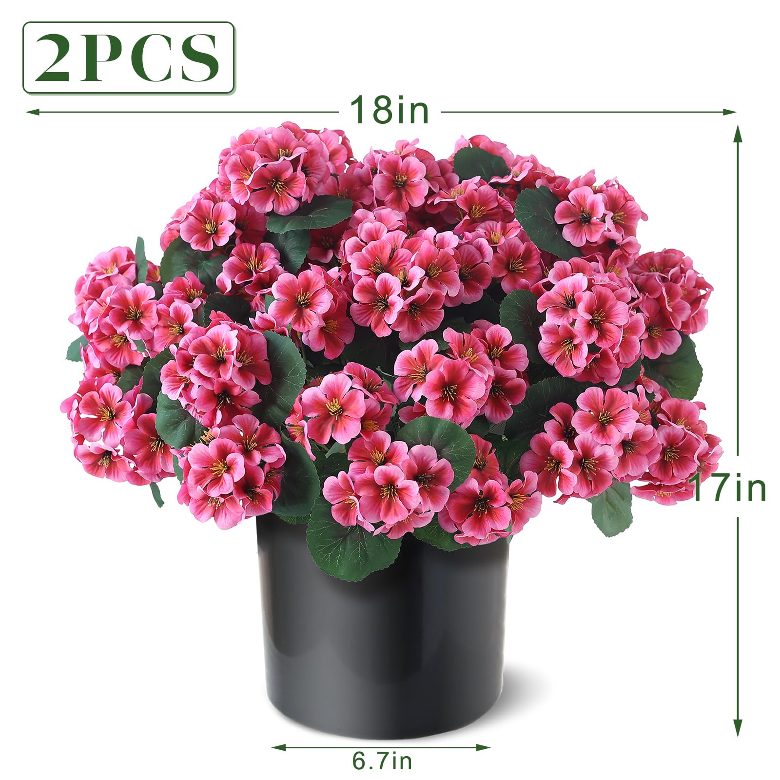 GLIDLION geranium topiary no assembly image ready to display.