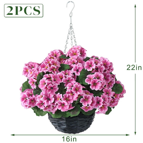 GLIDLION outdoor decor idea for patios and gardens with two baskets.