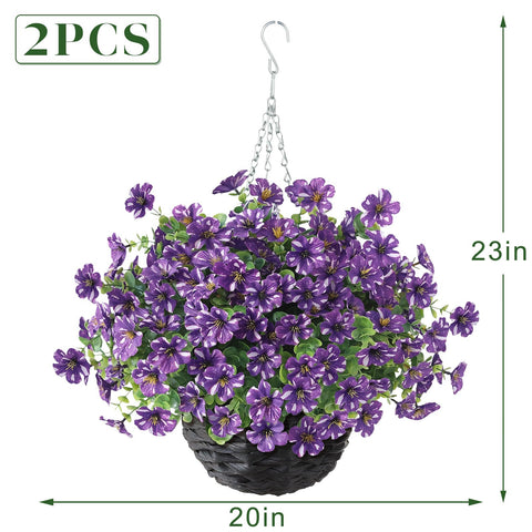 GLIDLION silk flowers that stay windproof and waterproof for outdoor use