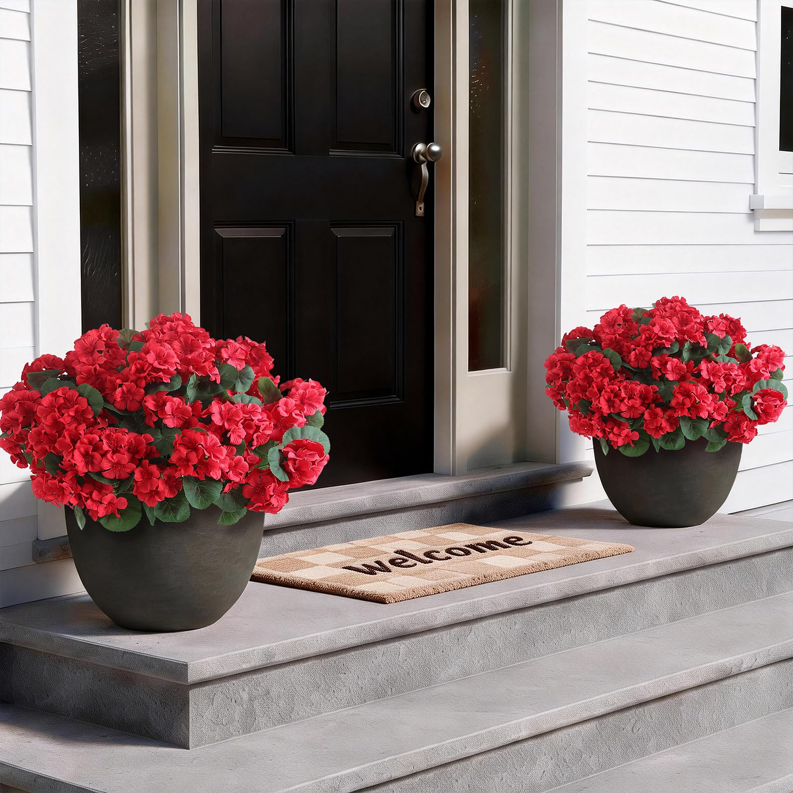 GLIDLION silk geranium petals with realistic look for decor