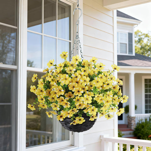 Yard or balcony decoration with vibrant color accent