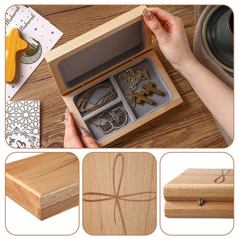 GlikCeil natural wood finish adds warmth and durability.
