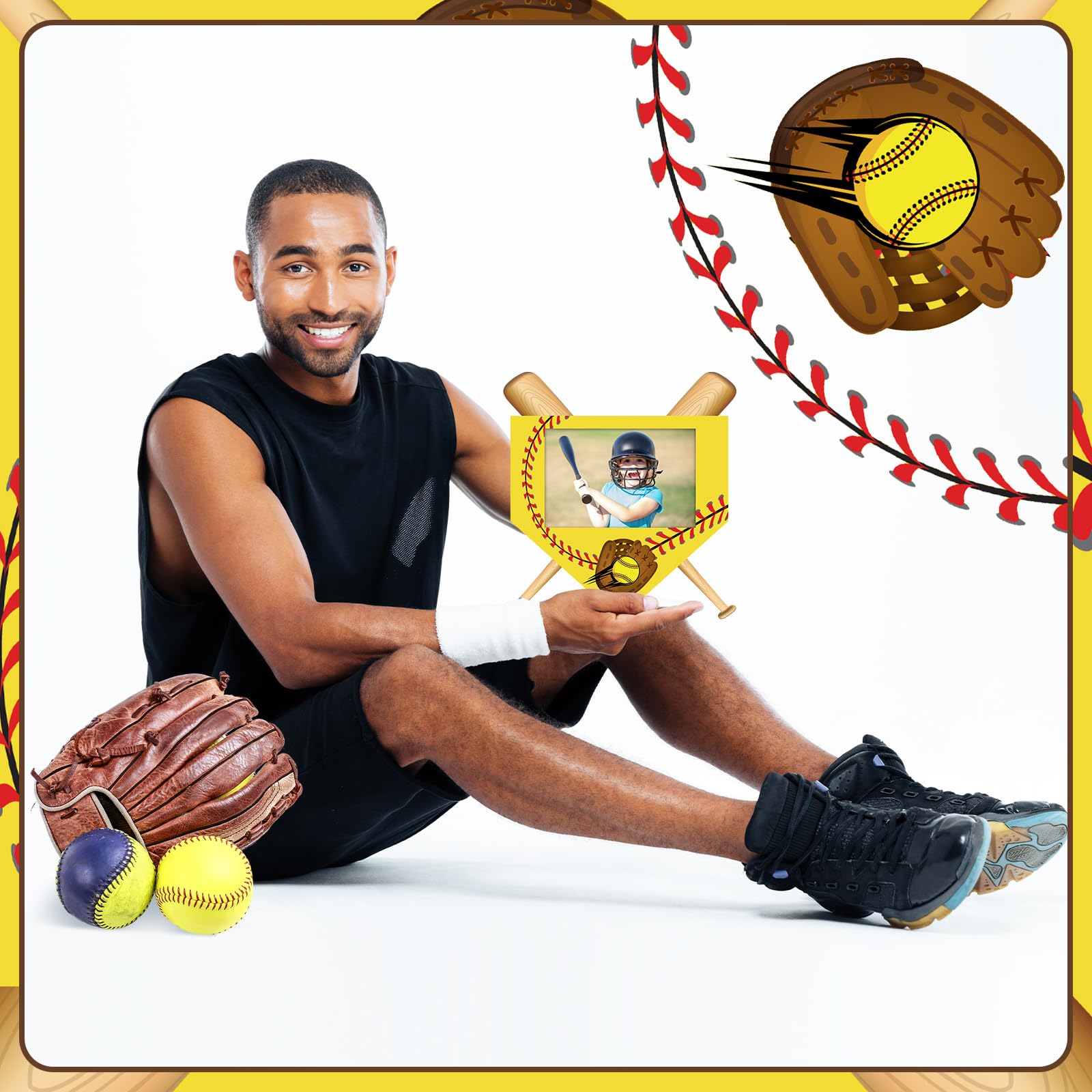 GlikCeil softball frame gift-ready packing invites thoughtful team or coach gifts.