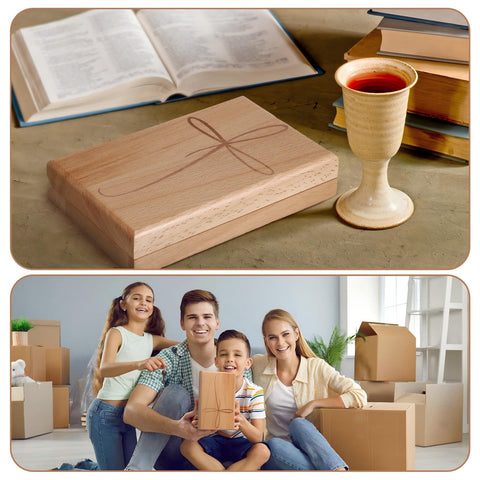 GlikCeil interior features three compartments for organized keepsakes.