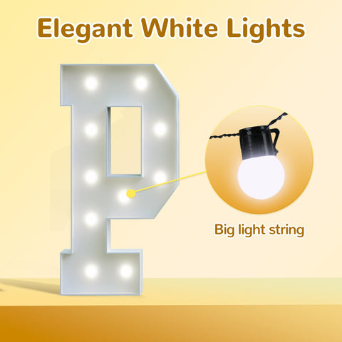 Glimmrly foam board letters are lightweight yet sturdy for indoor or outdoor use