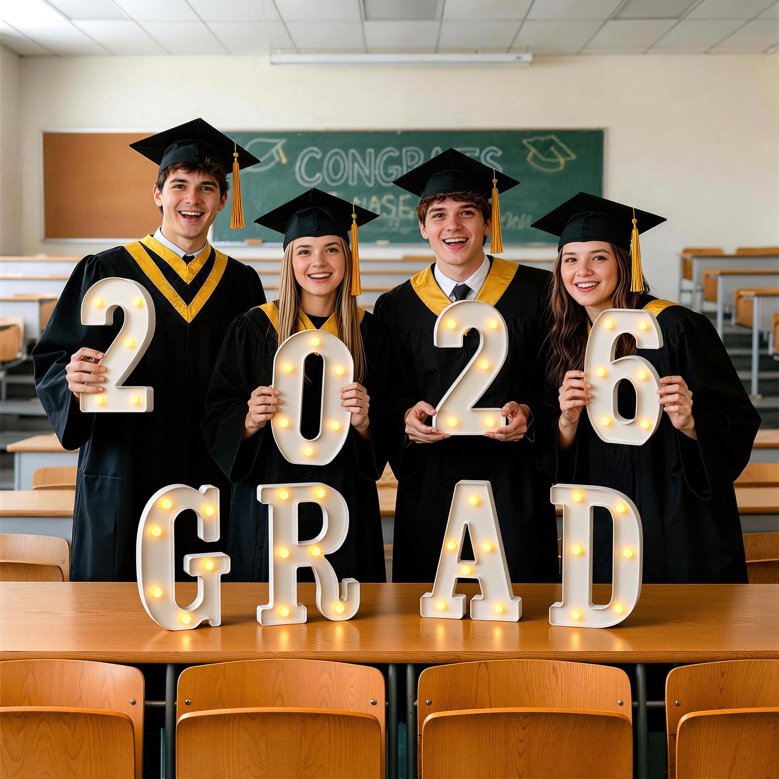 Glimmrly Grad wall display saves space while adding ambience.
