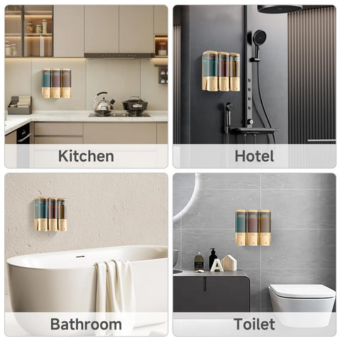 GlintGath three-chamber capacity design reduces refills during daily routines.