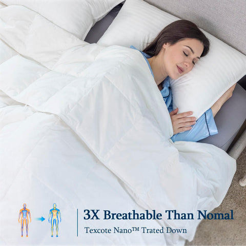 Globon soft, noise-free cover—68% cotton, 32% polyester for quiet nights.