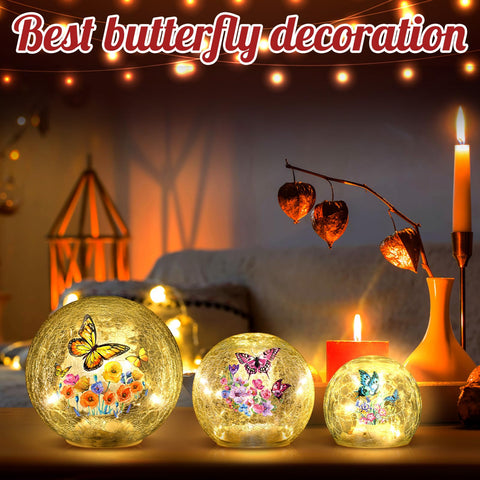Glooglitter battery-powered night light offers cordless indoor or outdoor use