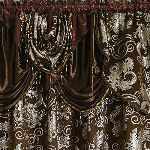 Glory Rugs attached 18-inch valance for polished window look