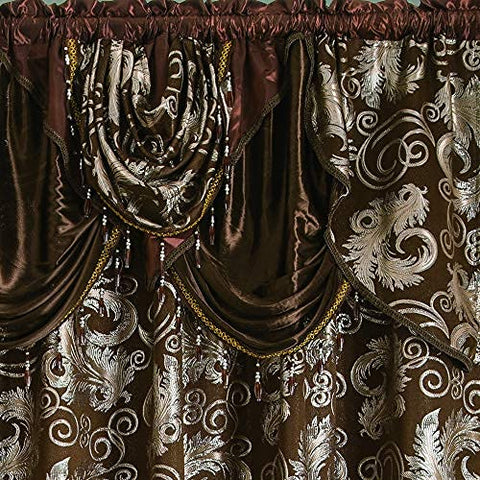 Glory Rugs attached 18-inch valance for polished window look